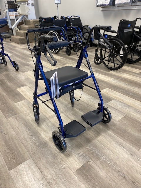 ProBasics Aluminum Transport Rollator with 8-inch Wheels